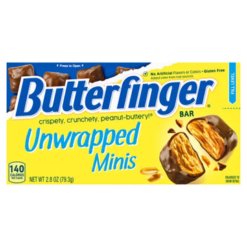 Butterfinger Unwrapped Minis Box