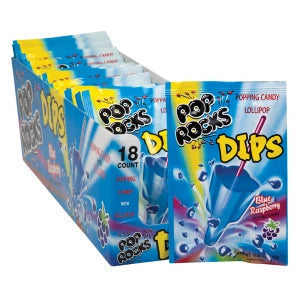 Pop Rocks - Blue Raspberry Dips Popping Candy