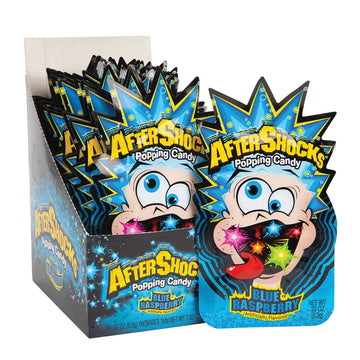 Blue Raspberry AfterShocks Popping Candy