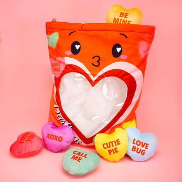 Candy Love Hearts Plushie Pillow