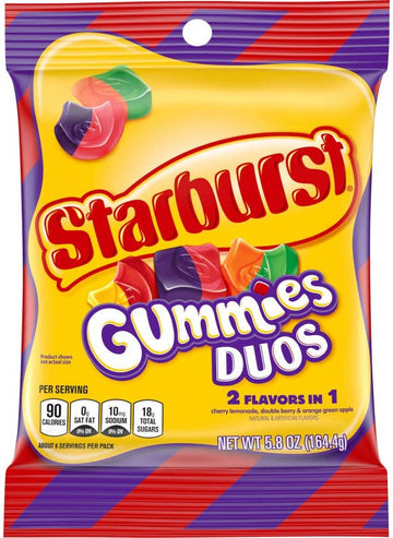 Starburst Gummy Duos