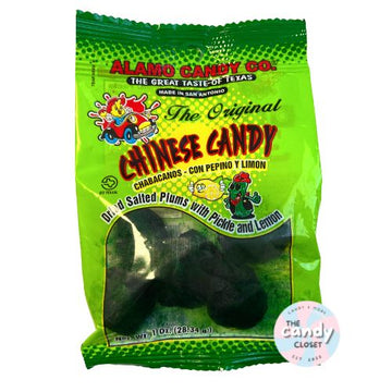 Alamo Candy Co. Chinese Candy with Pickle and Lemon - Chabacanos Con Pepino Y Limon
