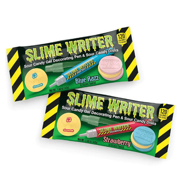 Toxic Wast Slime Writer Gel Pen & Candy Disks