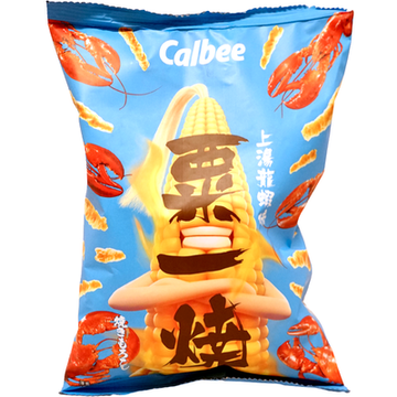 Calbee Grill A Corn Lobster Chips