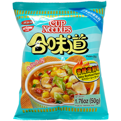 Nissin Cup Noodles Spicy Seafood Potato Chips