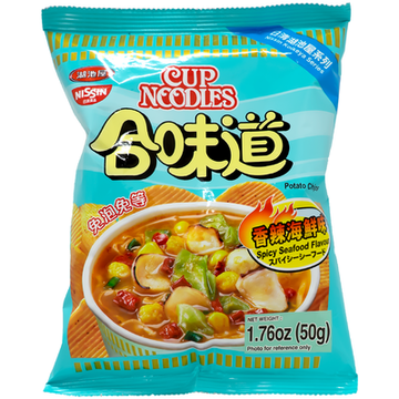 Nissin Cup Noodles Spicy Seafood Potato Chips